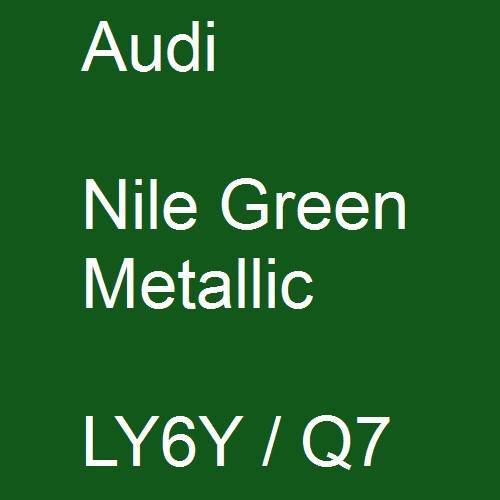 Audi, Nile Green Metallic, LY6Y / Q7.